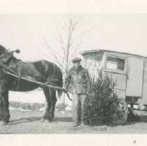 Amos Smith And Oil Springs Dairy Wagon       Omc 1998.014.003